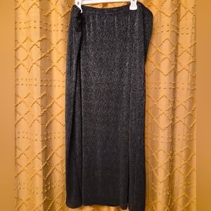 Cato Shimmering Black Pencil Skirt